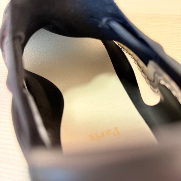 Christian Louboutin Arpoador Black Leather Drawstring Low Top Size 42.5/ Size 9 main image 4